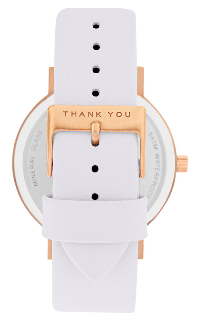 Rose Gold x White